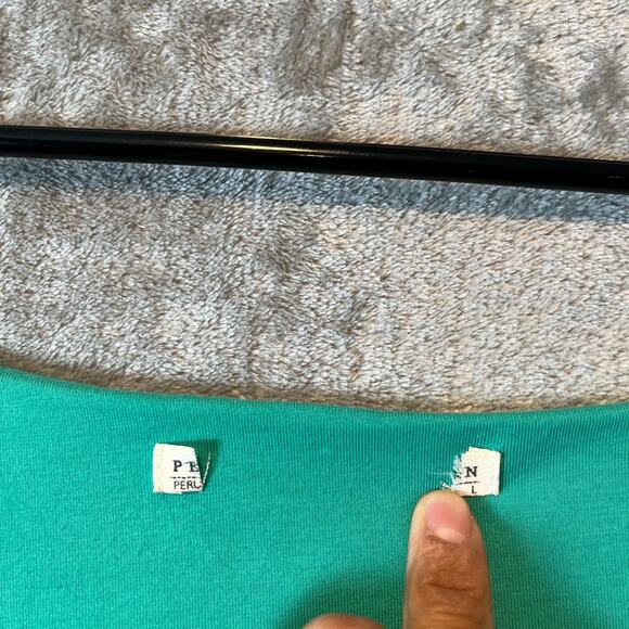 Peruvian Connection Women’s Sleeveless Scoop Neck Pima Cotton Jersey Dress Large - Picture 7 of 8